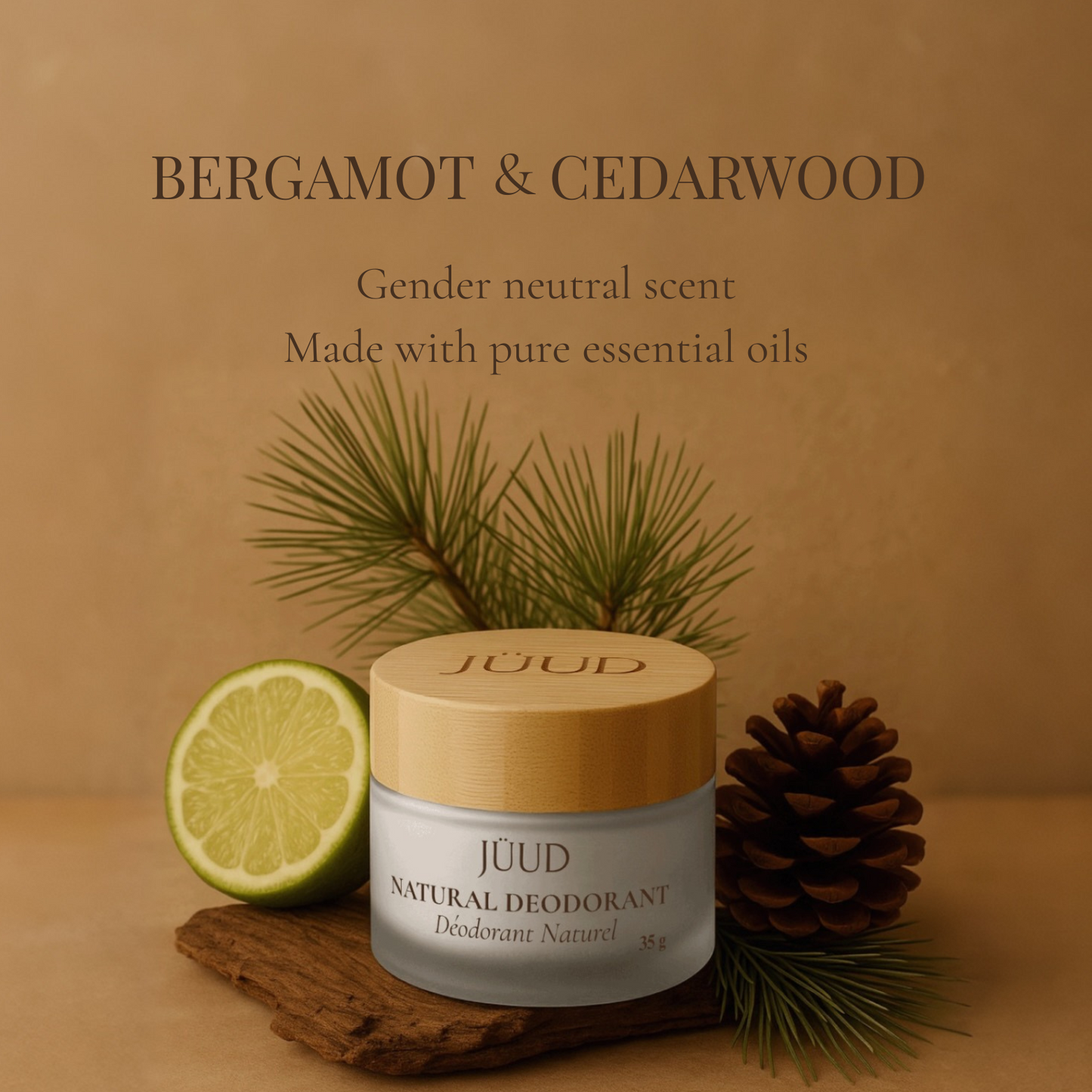 Bergamot & Cedarwood Deodorant